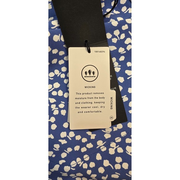 RLX Ralph Lauren Womens Stretch Golf Pants Blue Print Performance Size 6 - Picture 8 of 12